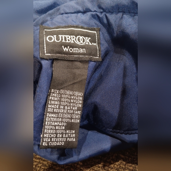 VTG 80s BOLO Spirit Women's Sz 1X Navy Windbreaker Track Jacket Pants Suit Set - Picture 13 of 13